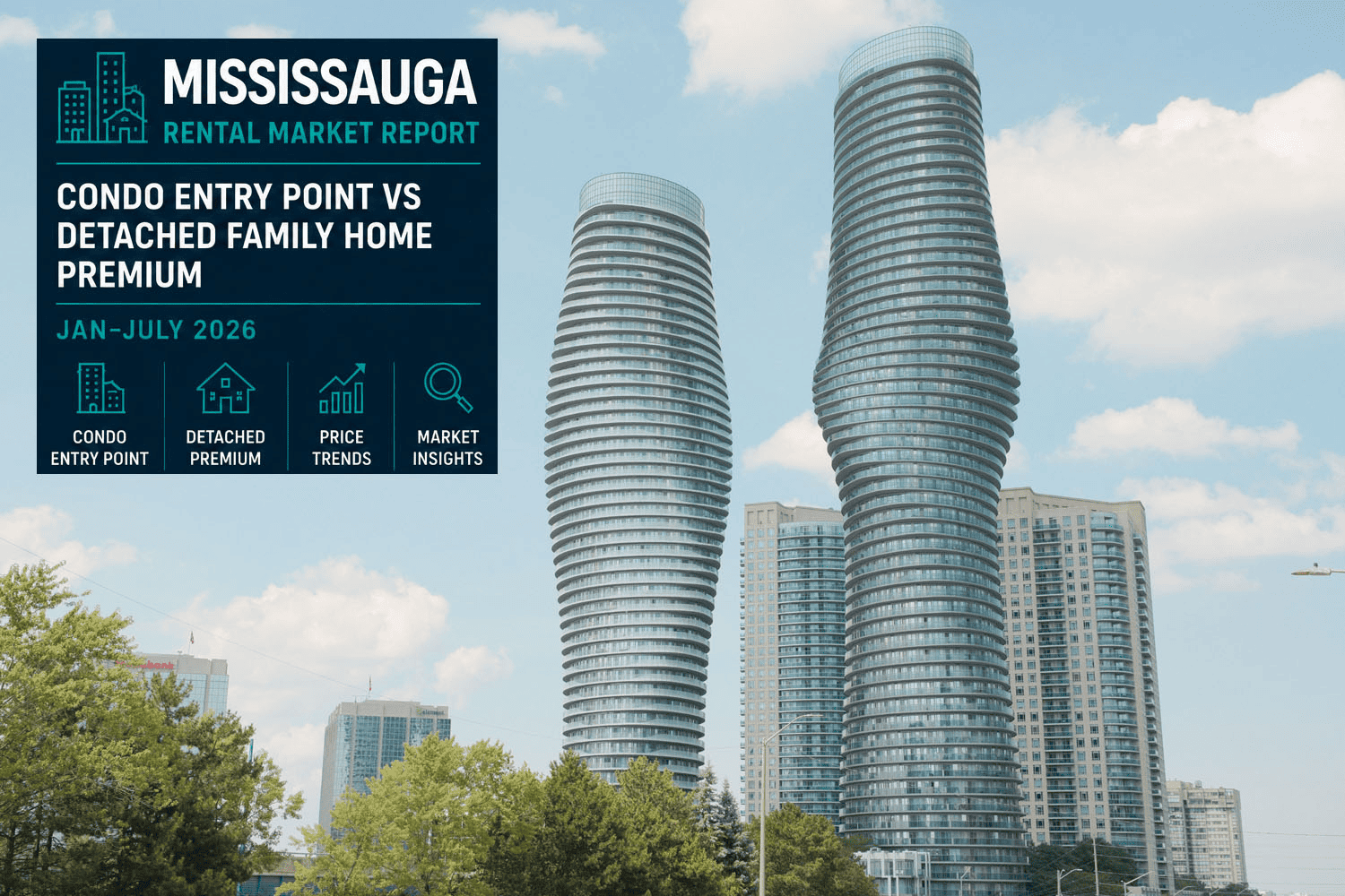 Mississauga Home Prices 2026: Condo Entry Point vs Detached Family Home Premium
